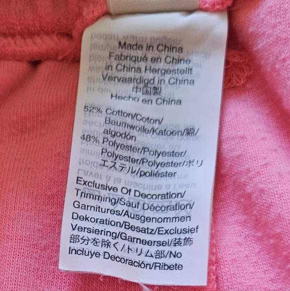 Crewcuts Soft Terry Cotton Shorts in Hot Pink with PomPom detail Size 10 - Picture 8 of 8